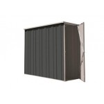 Spanbilt Yardsaver Yardstore Slimline F26-S 2.10m x 0.72m x 1.80m Flat Roof Garden Shed Medium Garden Sheds